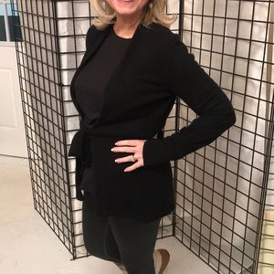 JMcLaughlin Cashmere Self Tie Cardigan